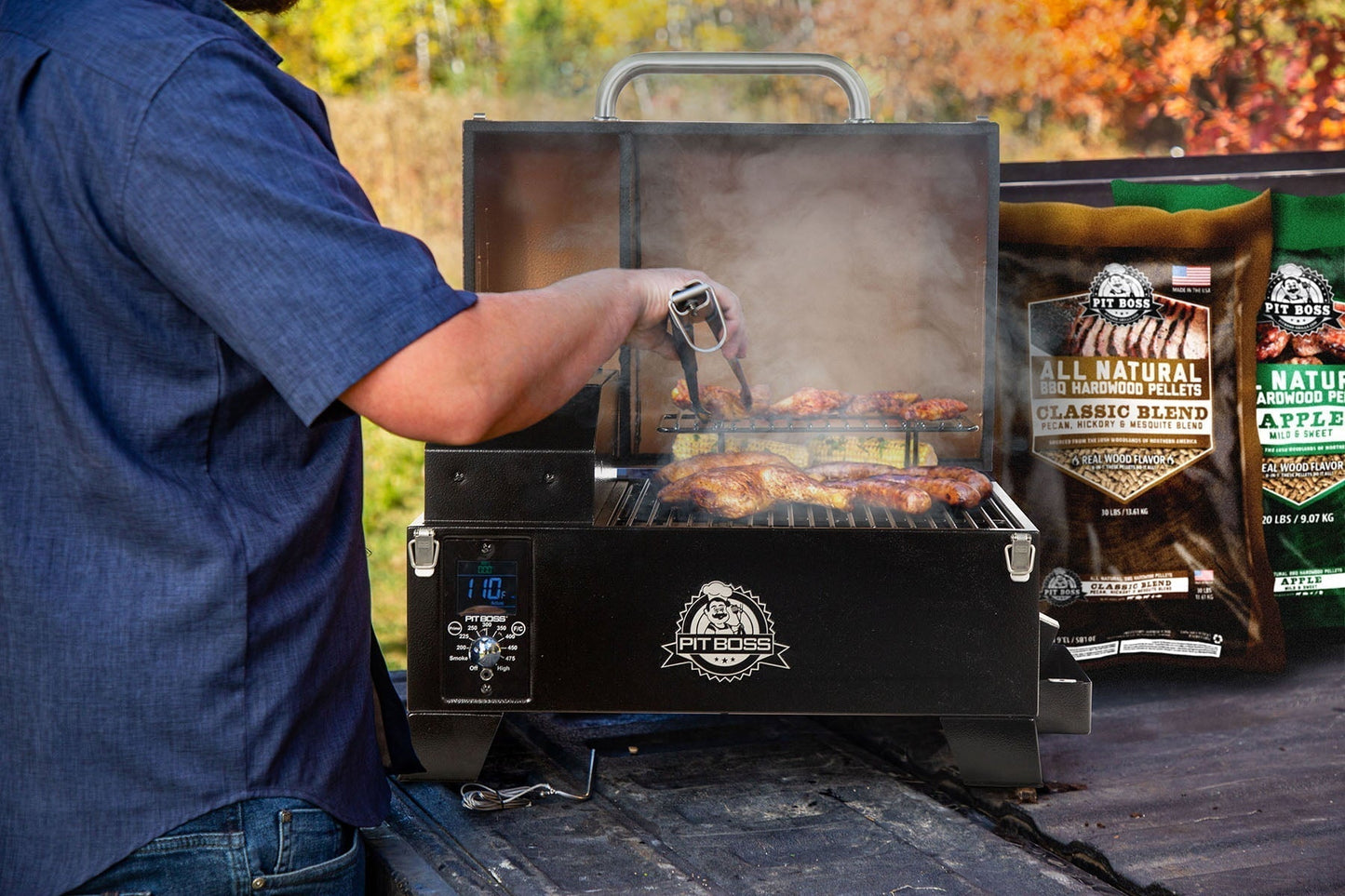 Pitboss Pit Boss Table Top Pellet Grill - Copper