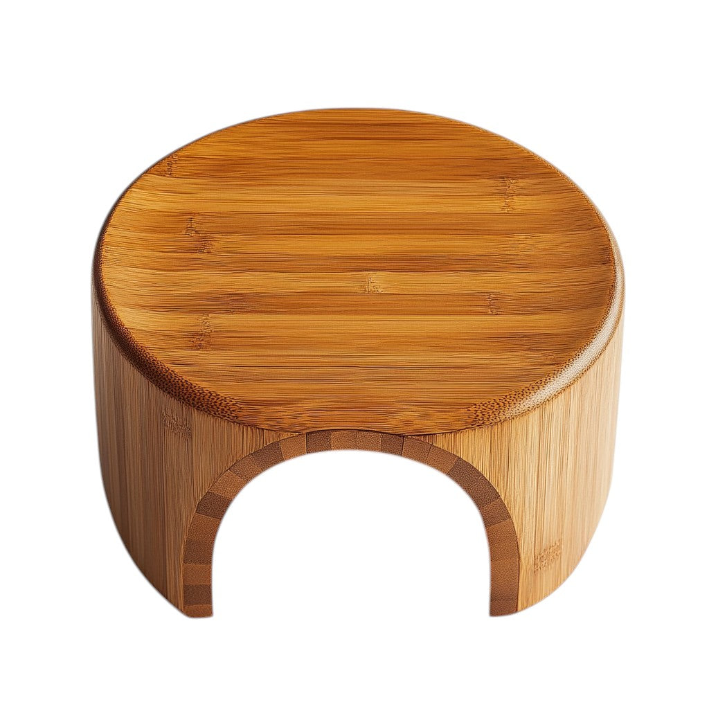 Sornv Bamboo Toilet Stool - 100% Natural Sustainable Wood - Professional Grade Fiber Integrity - Ergonomic Squat Aid - Heritage Series