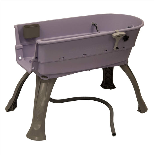 Booster Bath Elevated Pet Bathing Large Teal Steps Combo